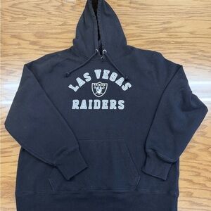47 Brand Las Vegas Raiders Hoodie Men’s 2XL Pullover Black Sweatshirt